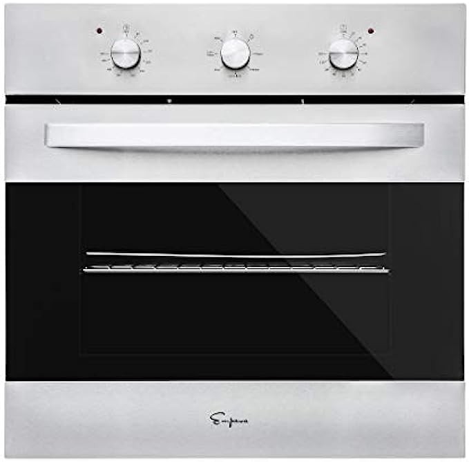 Empava 24" White Tempered Glass LED Digital Touch Controls Electric Built-In Single Wall Oven EMPV-24WOC12